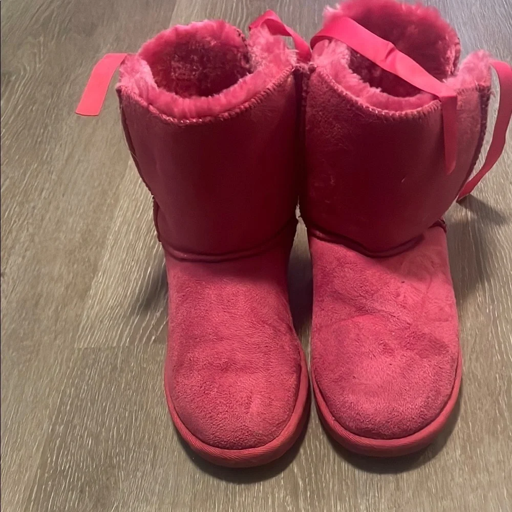 Cozy Pink Kids Boots